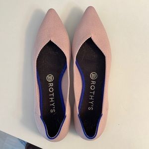 NWOT Rothy’s The Point Blush
